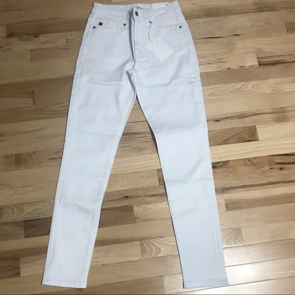Kancan White High Rise Skinny Jeans